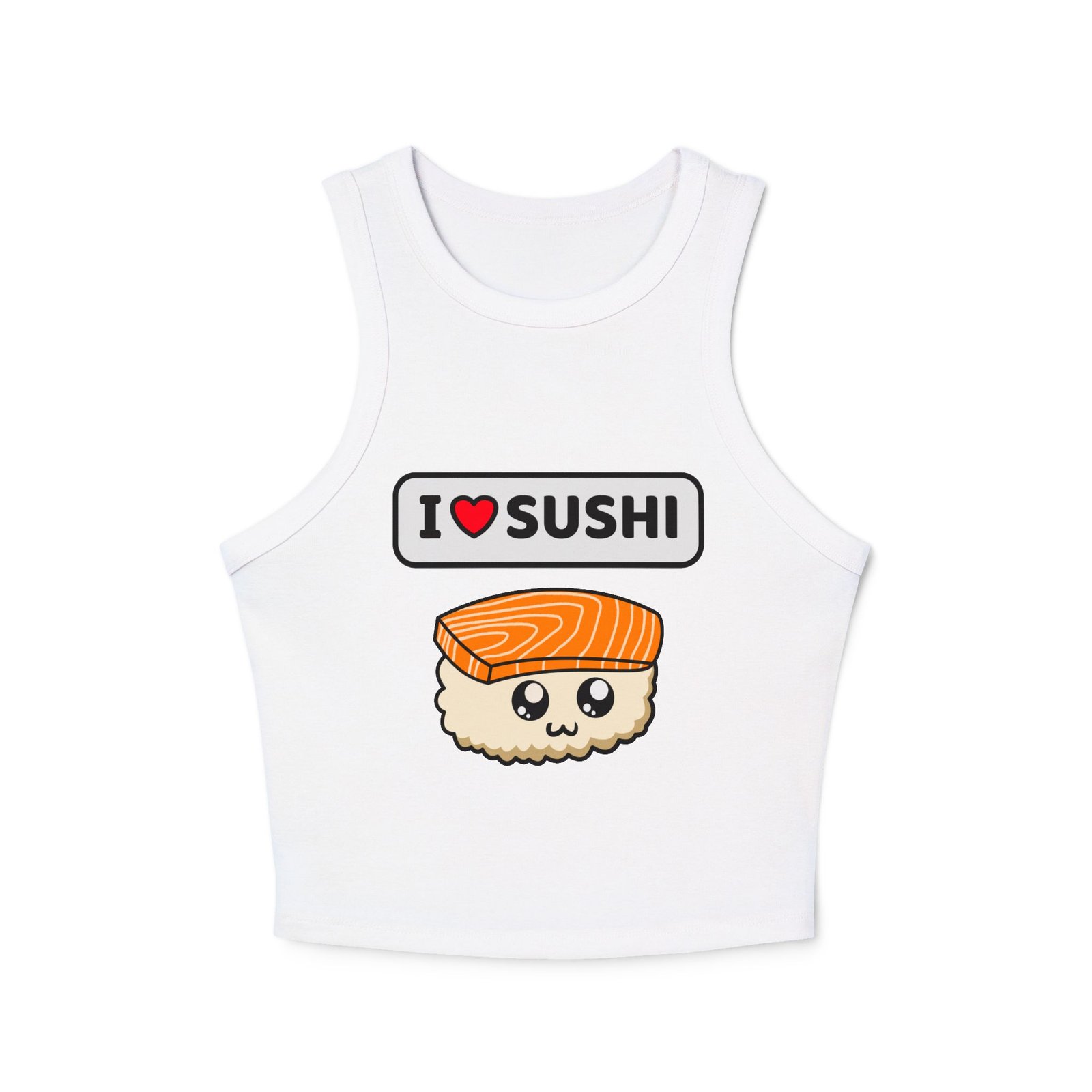 I LOVE Sushi Kawaii Racer Tank - Image 7