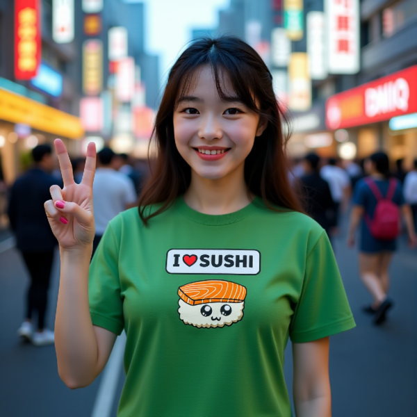 I LOVE Sushi Short Sleeve Tee