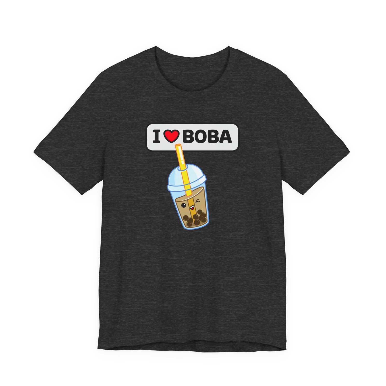 I LOVE Boba Short Sleeve Tee - Image 3