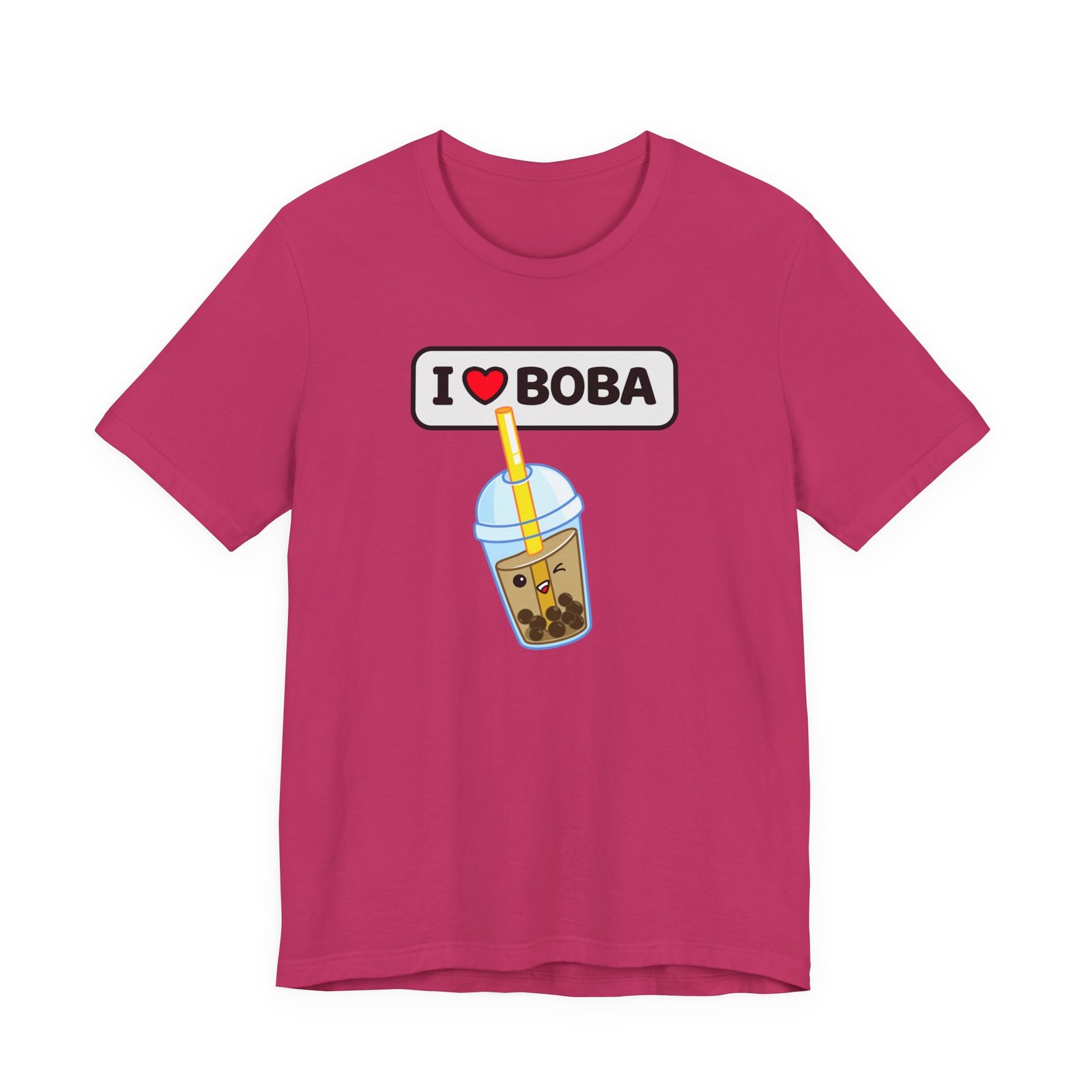 I LOVE Boba Short Sleeve Tee - Image 2